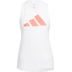 ADIDAS Damen 3-Streifen Logo Tanktop, WHITE/SEMTUR, S