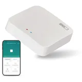 Emos H5001 Smart Home Hub kompatibel mit Tuya, Smart Life, unterstützt Bluetooth, 2,4 GHz WiFi, 6 x 6 cm, Weiß