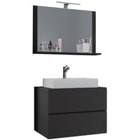 VCM my bath Badmöbel-Set Lendas M 915202 anthrazit 61,0