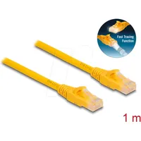 DeLock 80101 RJ45 Netzwerkkabel, Patchkabel CAT 6a U/UTP Fast