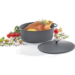 Eisenguss-Gänsebräter oval 34 cm RUSTICA