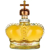 Corralejo Tequila Gran Corralejo | Premium Añejo Tequila | Zu 100% aus blauen Agaven | 12 Monate in Limousin-Eichen Fässern gelagert| Außergewöhnliches Flaschendesign | Glänzend goldene Farbe| 38% Vol. | 1000ML