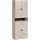 trendteam PureBliss Hochschrank breit 70 x 186 cm Kashmir Hellgrau MDF