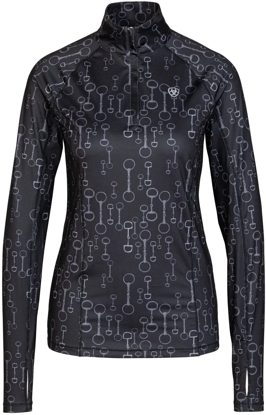 ARIAT Funktionsshirt Lowell 2.0 black bit print XL