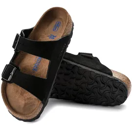 Birkenstock Arizona Weichbettung Veloursleder schwarz 36