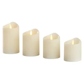 KYNAST GARDEN X-Mas Art Collection LED-Kerze 4 St. creme