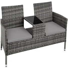 Tectake Narbonne 131 x 61 x 82 cm Grau