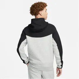 Nike Tech Fleece Windrunner Kapuzenjacke Herren DK Grey Heather/Black/White Größe 2XL