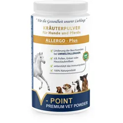 V-Point® Allergo Plus – bei Allergien (Gräser, Pollen, Heustaub,...) Pulver 500 g