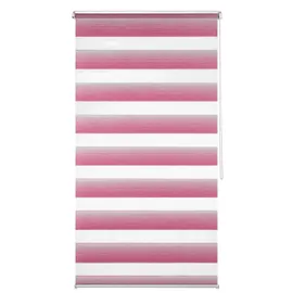 K-HOME Doppelrollo Madrid 40 x 150 cm Farbverlauf Pink