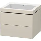 Duravit Möbelset c-shaped Set wandhängend wandhängend „L-Cube“ 60 × 50 × 48 cm