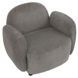 Mendler 2er-Sofa Chenille 2-Sitzer Grau