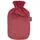 Fashy Wärmflasche mit Flauschbezug, rostrot, 2 L