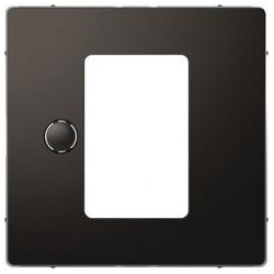 Merten Zentralplatte für Univ. Temperaturregler-Einsatz m. Touch-Display , System Design, Anthrazit