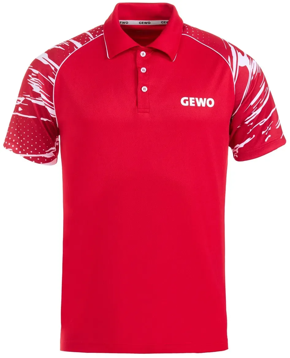 Gewo Hemd Marmo II rot/weiÃ XS - XS
