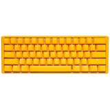 Ducky One 3 Mini Tastatur USB QWERTY Nordisch Gelb