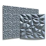 IKHEMalarka 3D Wandpaneel 3D Paneele PVC Kunststoffpaneele, BxL: 50,00x50,00 cm, 0,25 qm, (1 Stück, 3D Wandpaneele Deckenpaneele) hochwertige & harte PVC 3D Platten Wand & Decke