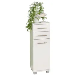 Weißer Seitenschrank für Bad modern