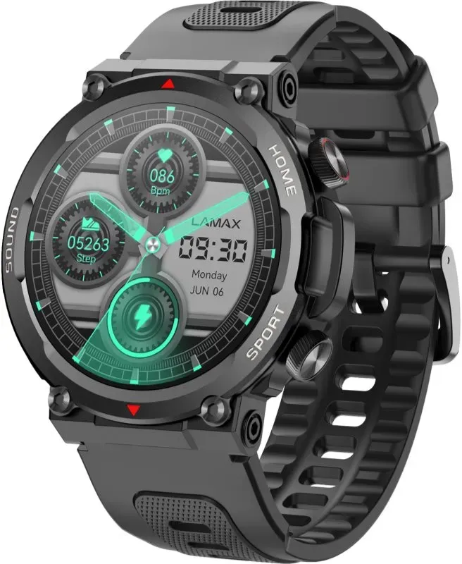 LAMAX Electronics Xplore Black Smart Watch 1 St.