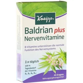 Kneipp Baldrian plus Nervenvitamine Dragees 40 St.
