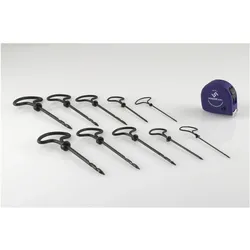 Handbohrer Kastanienbohrer Set - Bohrer für Kastanien 2-6mm - 11-teilig