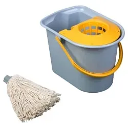 VERMOP Nasswischset Mini Aquva 19363 , Baumwoll-Wischer, inklusive Mop, ohne Stiel