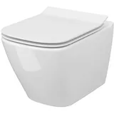 Cersanit CITY SQUARE Wand-WC mit WC-Sitz Weiß