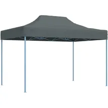 vidaXL Party-Zelt 2,8 x 4,1 m inkl. 4 Seitenteile Anthrazit