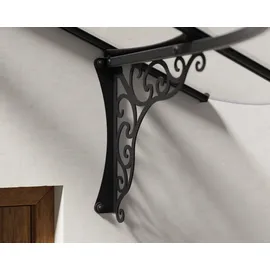 CANOPIA Vordach Iris 175 x 80 cm schwarz