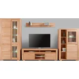 Home Affaire Wohnwand »Denis«, (Set, 4 St.), teilmassives Holz beige