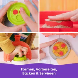 Spin Master Kinetic Sand Squish Pizza Modelliermasse