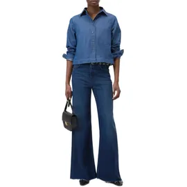 CLOSED Cropped Jeansbluse Blau S