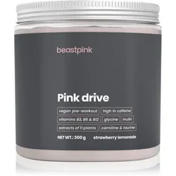 BeastPink Pink Drive Förderung der sportlichen Leistung mit Koffein Geschmack Strawberry Lemonade 300 g