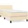 vidaXL Boxspringbett 100 x 200 cm Creme