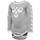 hummel hmlFLIPPER langarm Baby-Body grey melange 80