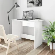 vidaXL Schreibtisch Weiß 100x50x76 cm Holzwerkstoff