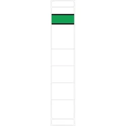Rückenschild lang breit weiß NEUTRAL selbstklebend Packung 10 Stück