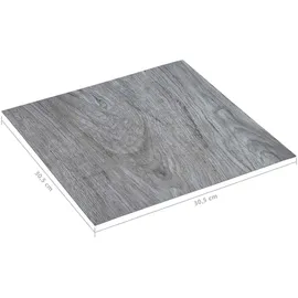 vidaXL Bodenplanken 55 pcs Hellgrau 5.11 m2)