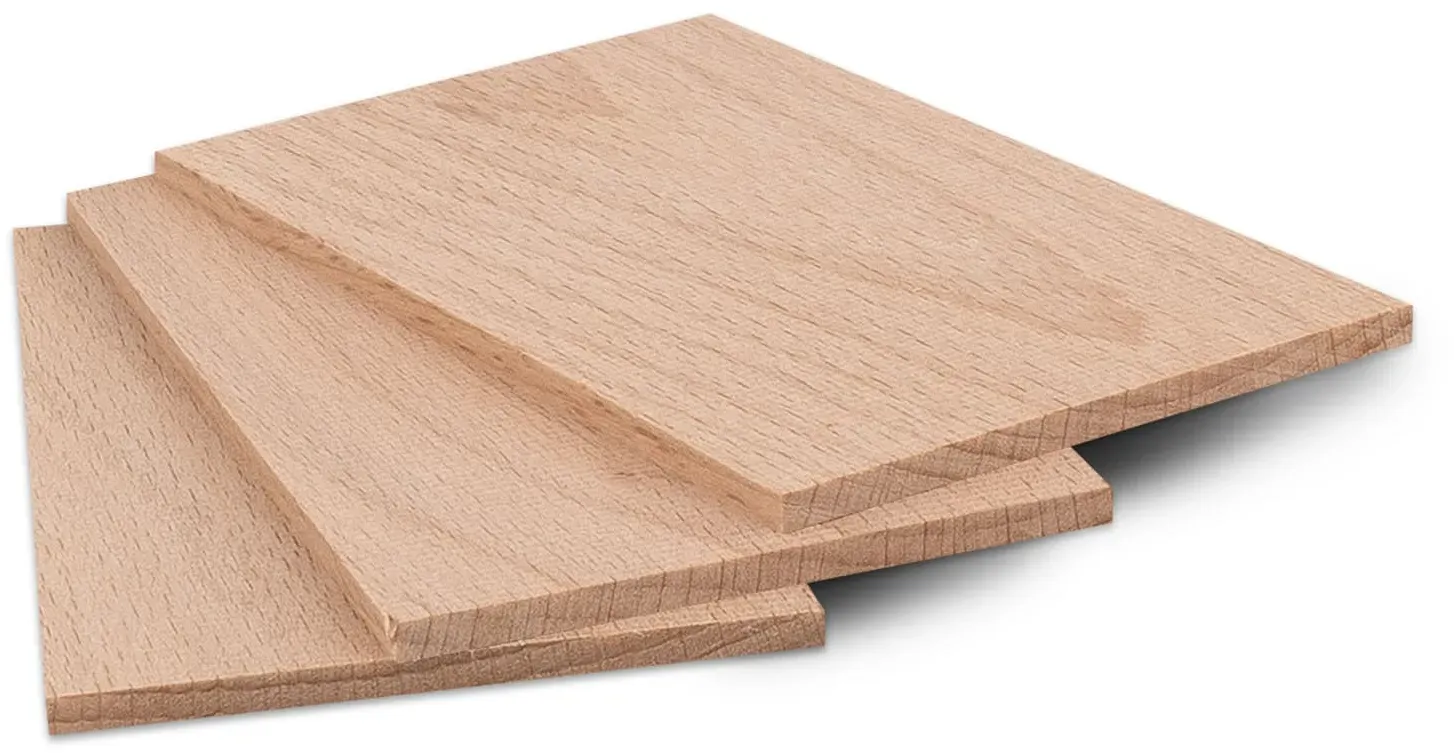 Metrie | Bh080C Bastelbrett Buchenholz | 80 x 60 x 3,5 mm