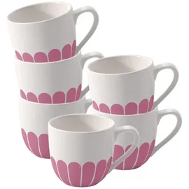 Villeroy & Boch Fleur Couleur Espressotasse 6-tlg. cassis
