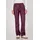 Monari Straight-Fit Hose im Leder-Look Rot 38