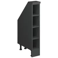 Vicco Dachschrägenschrank 15 x 81,6 cm Anthrazit
