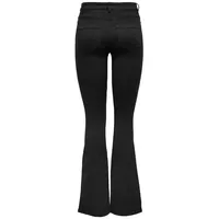 Only Royal High Sweet flared Jeans Black