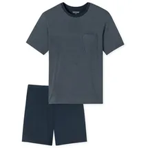 SCHIESSER Schlafanzug kurz Blau 62