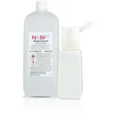 NAILS FACTORY | N&BF Nagel Cleaner Set 1000ml+Dispenser Pumpflasche-70% Isopropanol Alkohol isopropylalkohol –für Gelnägel–Nagelreiniger–kosmetisch rein in Studioqualität zum Reinigen und Entfetten