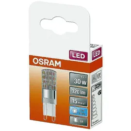 Osram PIN G9 Sockel, Kaltweiss (4000K), 12V-Niedervoltlampe, 2.6W, Ersatz für herkömmliche 30W-Lampe