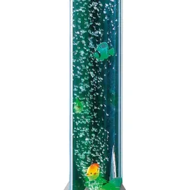 Trio Reality Leuchten LED-Wassersäule R5073-47, Kunststoff klar, titanfarbig, Farbwechsler, 5-er Set Deko-Fische