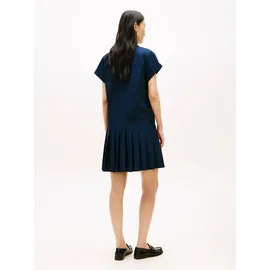 Tommy Hilfiger Shirtkleid Blau/Schwarz 34