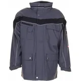 Planam PLALINE Regenjacke Unisex Schiefer/Schwarz L