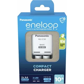 Panasonic eneloop Compact Charg. BW-CC50 inkl. 2xAA K-KJ50MCD20E